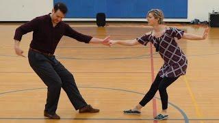 Lindy Hop Power Moves Lesson with Jenna Applegarth and Jon Tigert