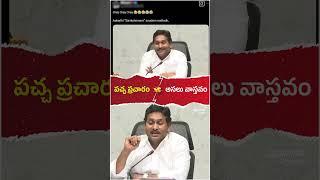 పచ్చ ప్రచారం VS అసలు వాస్తవం !#YSJagan #YSRCP #YSRCongressParty #AndhraPradesh #JaganannaConnects