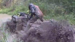 ATV Trail Riding ATV Going Mudding Compilation