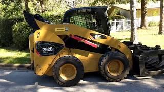 how to operate a cat 262 c skid steer