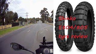 Shinko E 804 E 805 tyre review