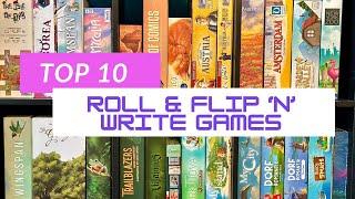 Top 10 Roll/Flip 'n' Write Games