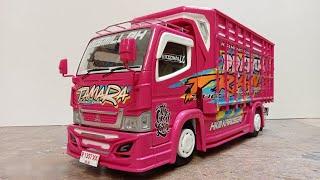 MINIATUR TRUK CANTER FULL MODIF MBOIS ||review