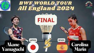 Can Marin Defend Her Title at YONEX All England 2025? Reliving the Epic 2024 Final: Akane Y- C.Marin