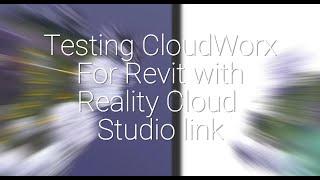 Testing Leica CloudWorx for Revit w. data being streamed from Reality Cloud Studio, powered by HxDR