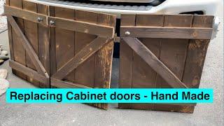 Replacing Cabinet doors - hand made