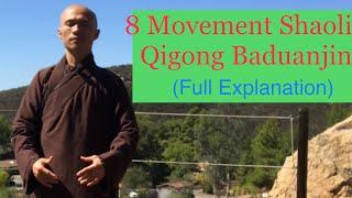 Daily Qigong Execise - 8 Movements Baduanjin | 8 Brocades | 40 Min | Full Explanation