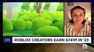 Roblox creators earned $741 million in 2023 through its DevEx program