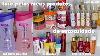 tour pelos meus produtos de autocuidado | perfumes, body splash, hidratantes, esfoliantes 