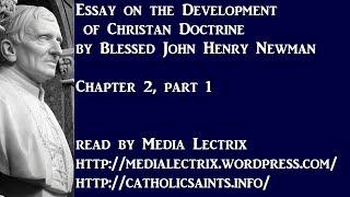 An Essay on the Development of Christian Doctrine - Chapter 2, part 1