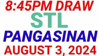 STL - PANGASINAN August 3, 2024 3RD DRAW RESULT