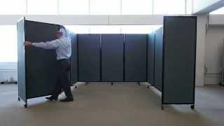 Versare Room Divider 360 - The Ultimate Portable Partition Wall