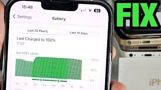 How To Fix iOS 17 Battery Drain