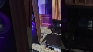 Dynaudio Emit 50s Tower speakers and Denon PMA 1700 intg amp Acid Jazz Trumpet 