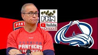 Paul Maurice, Florida Panthers Morning Skate vs. Colorado Avalanche