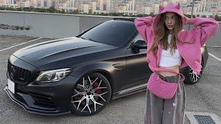 КРАСАВИЦА НА С63 AMG! ЖЕСТКИЙ ДРИФТ ПО МОСКВЕ!