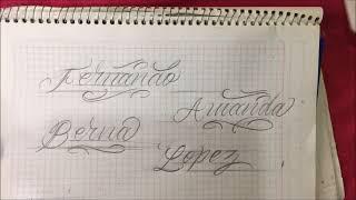 EXPLICADO CLASES DE LETTERING CON REBES TATUADOR/COMO PRACTICO  MIS LETTERING/CHICANO LETRAS