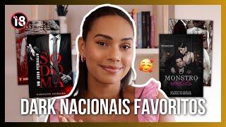 TOP 5 FAVORITOS DE DARK ROMANCE NACIONAIS | Miriã Mikaely