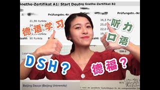 【学德语】从零基础9个月过德福，一年DSH3？| 德语入门 | 德语中高级 | 经验分享 | Maggie