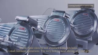 Consiglio's Gourmet Electric Belt Driven Professional Meat Slicers