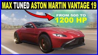 MAX TUNED Aston Martin Vantage - Forza Horizon 5 Tuning to BREAK top max speed Limitation - Dragrace