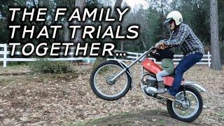 Two-up Trials on a "New" Montesa Cota 247!