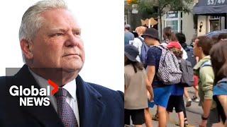 "Disgraceful" school trip to Toronto protest needs to be investigated, Ontario Premier Ford says