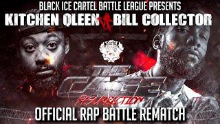 KITCHEN QLEEN VS BILL COLLECTOR || REMATCH RAP BATTLE || THE CAGE || BLACK ICE CARTEL #BattleRap