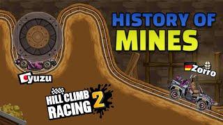 The COMPLETE HISTORY of MINES in Hill Climb Racing 2! - HCR2 world record progression video