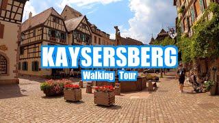 Kaysersberg France  Walking Tour in 4K - Alsace region