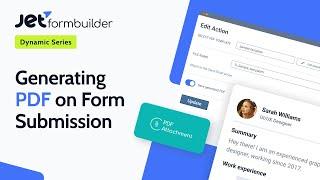 How to Generate PDF After Form Submission in WordPress | JetFormBuilder