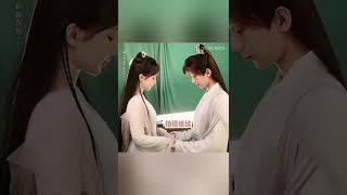 【BTS】快开围观杨紫成毅唯美额头吻拍摄现场 | 沉香如屑 Immortal Samsara #杨紫 #成毅 #ImmortalSamsara #Shorts