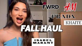 Massive Fall Fashion Haul – Prada, Khaite, H&M, Isabel Marant, FWRD