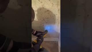 Plasterboard box installation on a lathe and plaster wall. #electrical #business #install #diy #jre