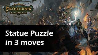 Pathfinder Kingmaker - Aldori's mansion statue puzzle. Easy solution!