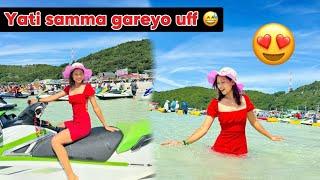 THAILAND KO BEACH️MA WATER ACTIVITIES//K K GAREYO TW?//YATTIKO CHALPAL TW DENAI PARYO//bebo_vlog