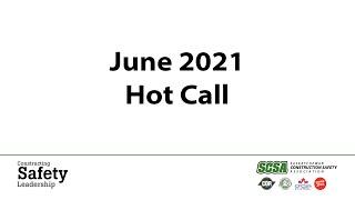SCSA Hot Call with Jamie Nye and Collin Pullar, New Fall Protection & Prevention Training June 2021