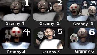 Granny 1 2 3 4 5 6 - All Escape Endings (Sewer, Aeroplane, Car, Tank, Helicopter, Boat & Door)