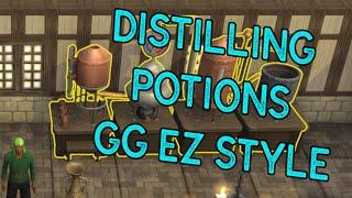 Brighter Shores Distilling Potions GG EZ Style