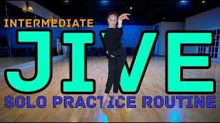 Intermediate International Jive Solo Practice Routine | 375 Dance Studio Tutorial