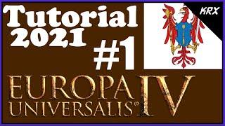 Europa Universalis 4 New Player Tutorial - 2021 Leviathan DLC Updated - Brandenburg Guide - Part 1