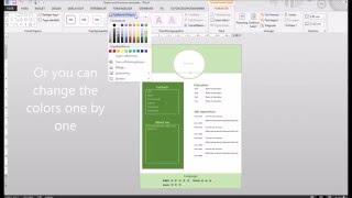 How to make a creative resume in Microsoft word