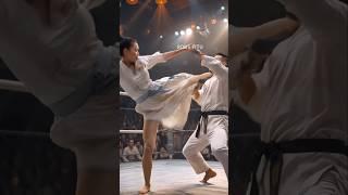 This Take her revenge #kungfu #boxing #fight #ai #mma