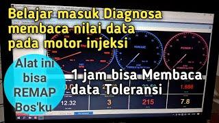 belajar Diagnosa membaca data motor injeksi