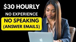 NOW HIRING! $28-$30 HOURLY-ANSWER EMAILS-PART TIME I NO EXPERIENCE I WORK FROM HOME JOBS 2025