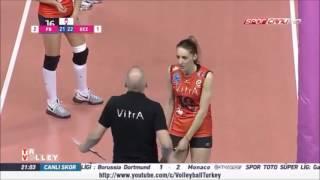 Maja Ognjenovic Gets a Red Card ! Fenerbahçe Vs Eczacıbaşı VitrA