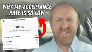 Why My Acceptance Rate Is So LOW Driving Uber