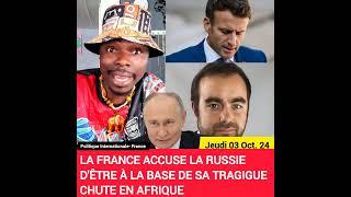 ️ LA FRANXE EN PLEURE, SEBASTIEN ACCUSE LA RUSSIE D'ÊTRE L'ACTEUR DE LEUR ECHEC