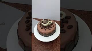 cake Cup and beans design decoration ideas #youtubeshorts #coffeechocolate #viral #shorts