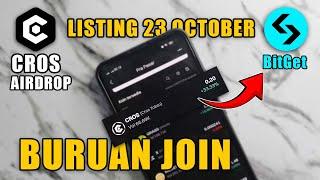 CROS AirdropCara Klaim Token $CROS ke Bitget Exchange | BKD tutorial Airdrop Withdrawal